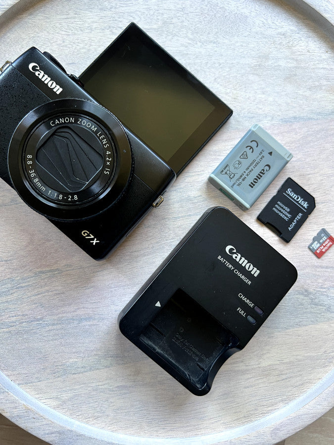 Canon PowerShot G7 X Mark I 20.2MP Digital Camera Black