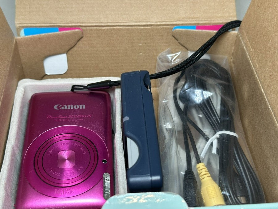 Canon PowerShot SD1400 IS 14.1MP Digital ELPH Camera Pink