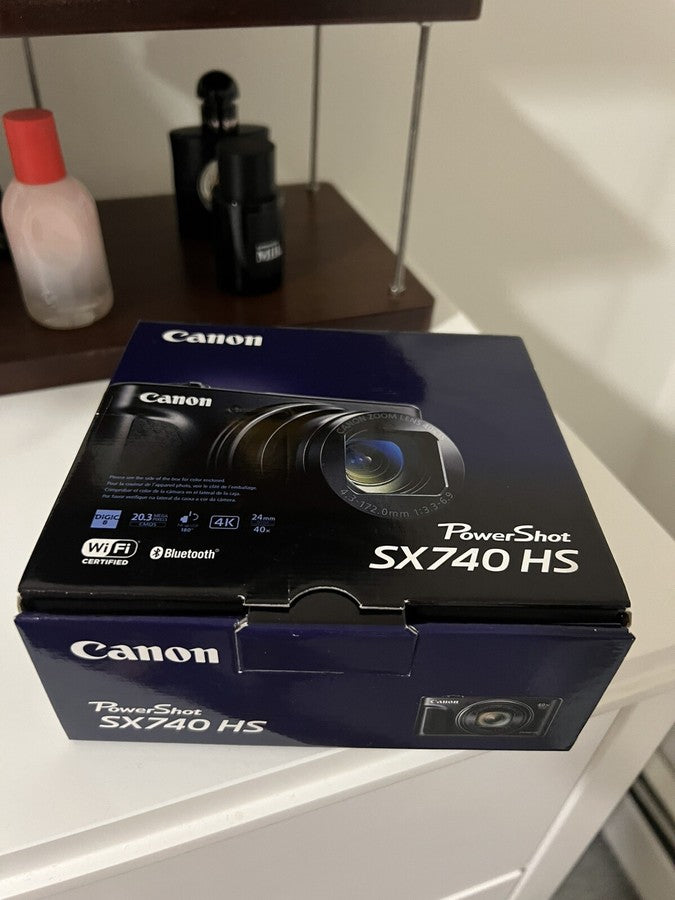 Canon PowerShot SX740 HS 20.3MP Digital Camera Black