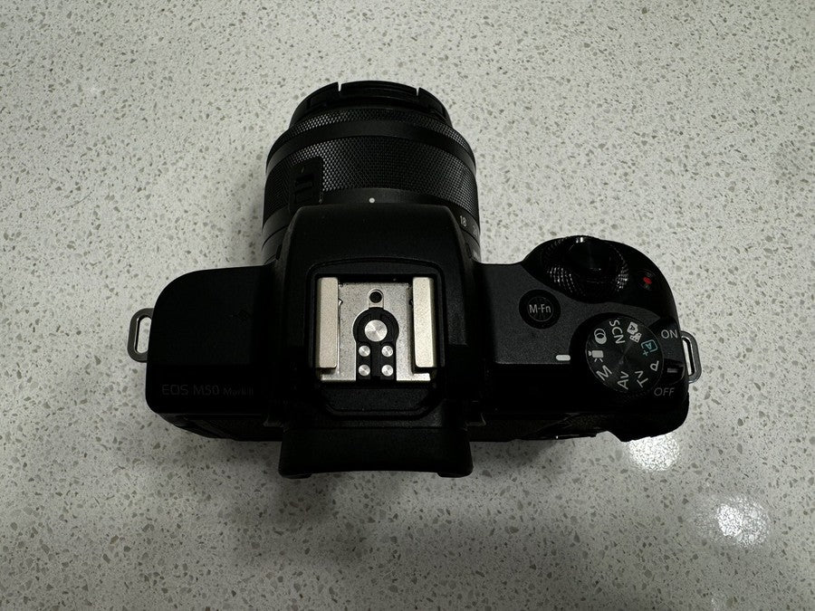 Canon EOS M50 Mark II 24.1MP Mirrorless Camera with 15-45mm Lens Black