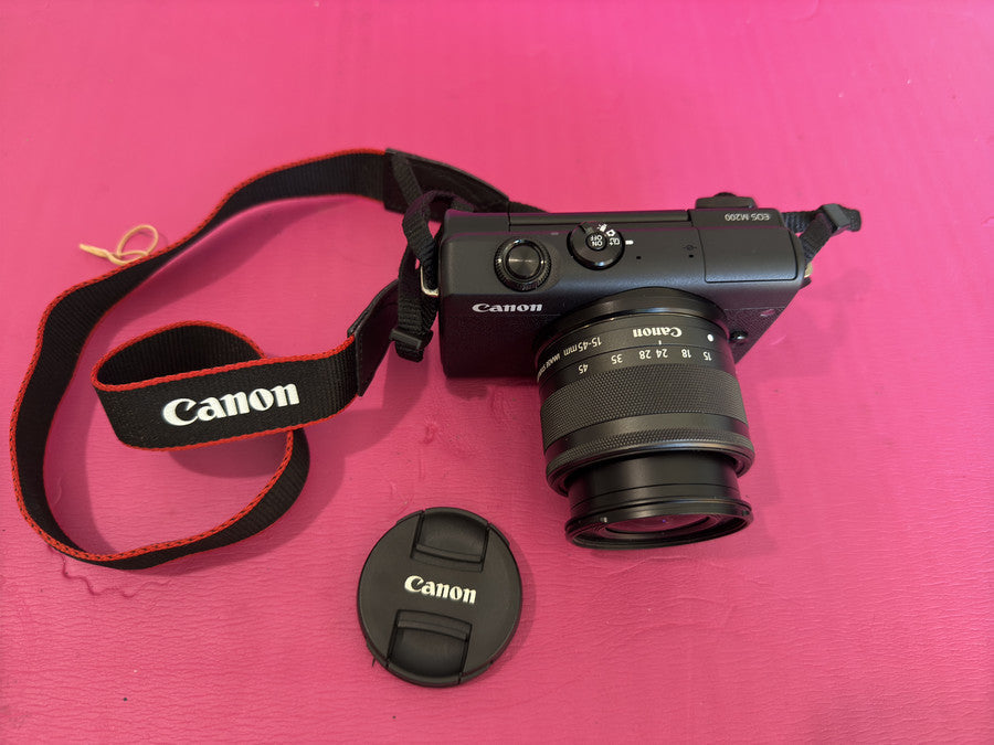 Canon EOS M200 24.1MP Mirrorless Camera with EF-M 15-45mm Lens Black