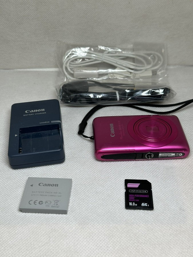 Canon PowerShot SD1400 IS 14.1MP Digital ELPH Camera Pink