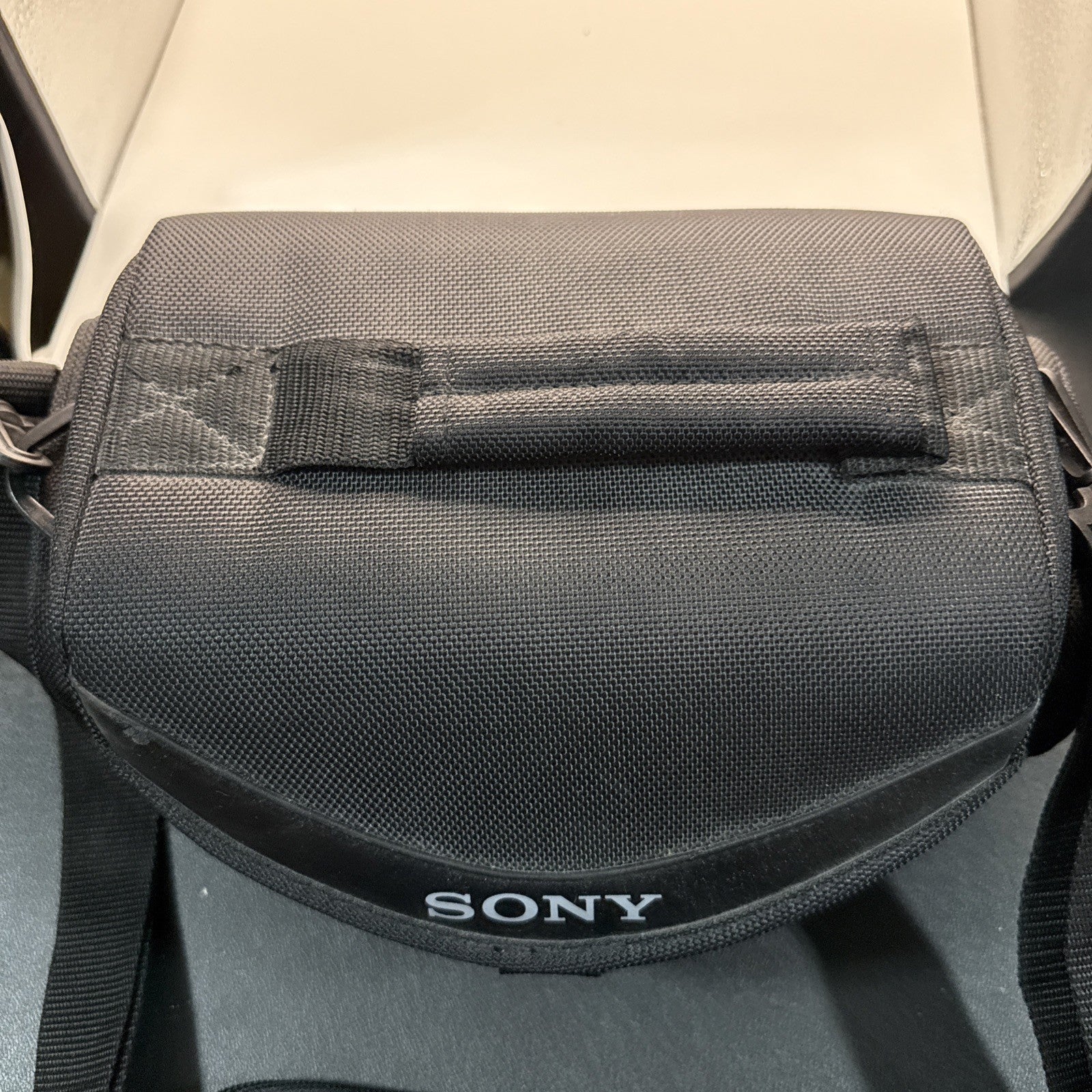 Sony Handycam HI8 Camcorder Black Carrying Case Bag With Shoulder Strap