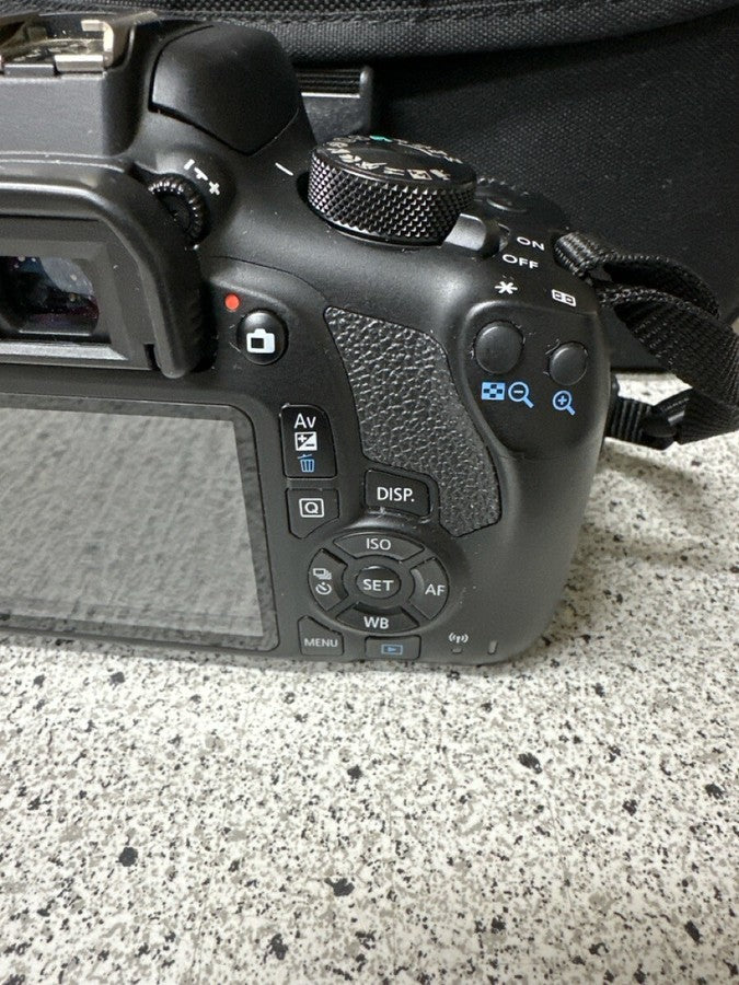 Canon EOS Rebel T6 18.0MP DSLR Camera with 18-55mm and 75-300mm Lenses Black