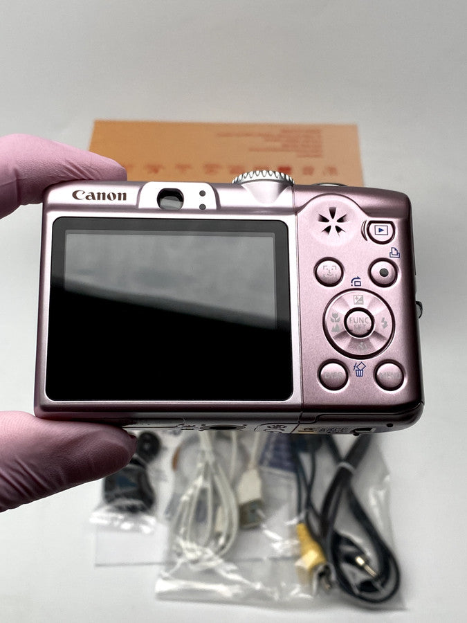Canon PowerShot A1100 IS 12.1 MP Digital Camera Pink Mint