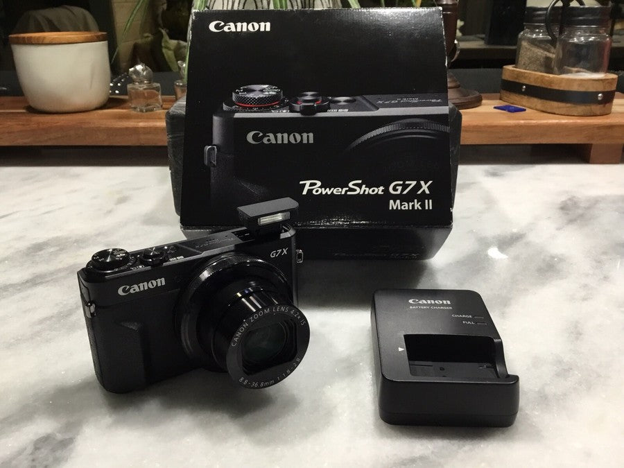 Canon PowerShot G7 X Mark II 20.1MP Compact Digital Camera Black