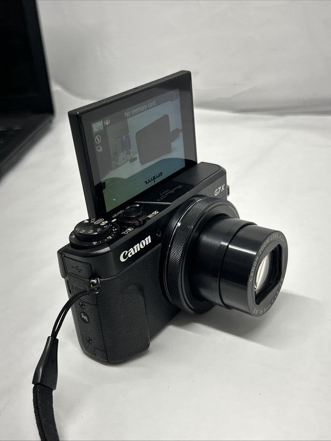 Canon PowerShot G7 X Mark II 20.1MP Compact Digital Camera Black