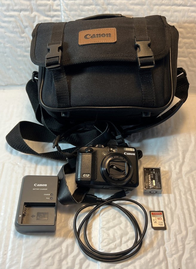 Canon PowerShot G12 10.0MP Digital Camera Black