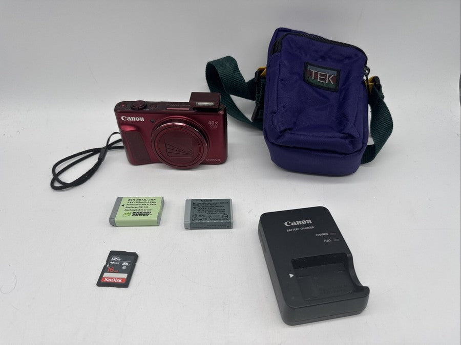 Canon PowerShot SX720 HS 20.3MP Digital Camera Red