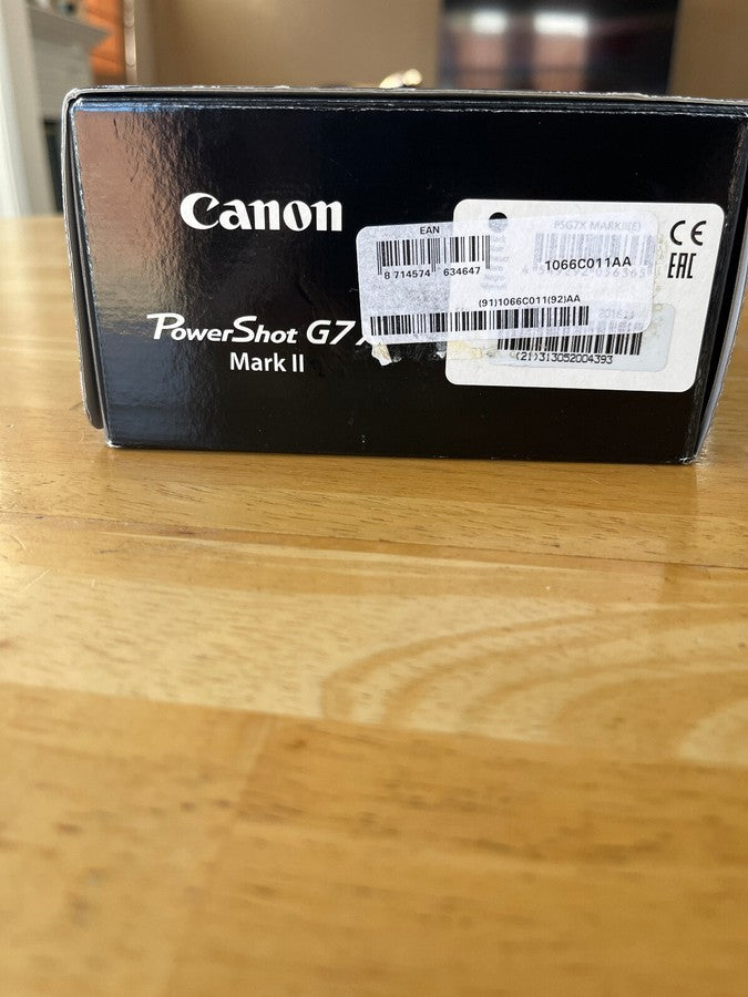 Canon PowerShot G7X Mark II 20.1MP Compact Digital Camera Black