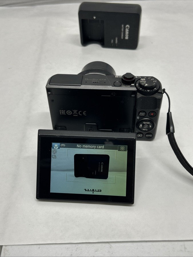 Canon PowerShot G7 X Mark II 20.1MP Compact Camera Black
