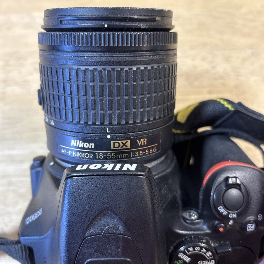 Nikon D3500 24.2MP DSLR Camera with 18-55mm VR Lens Kit Black