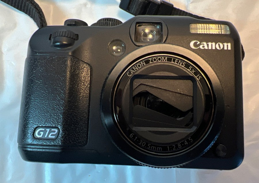 Canon PowerShot G12 10.0MP Digital Camera Black