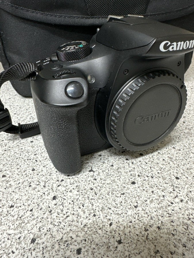 Canon EOS Rebel T6 18.0MP DSLR Camera with 18-55mm and 75-300mm Lenses Black