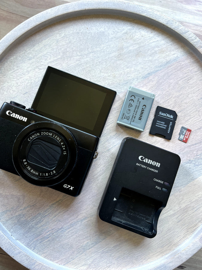 Canon PowerShot G7 X Mark I 20.2MP Digital Camera Black