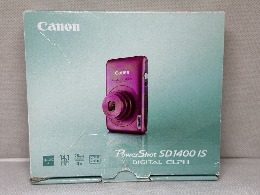 Canon PowerShot SD1400 IS 14.1MP Digital ELPH Camera Pink