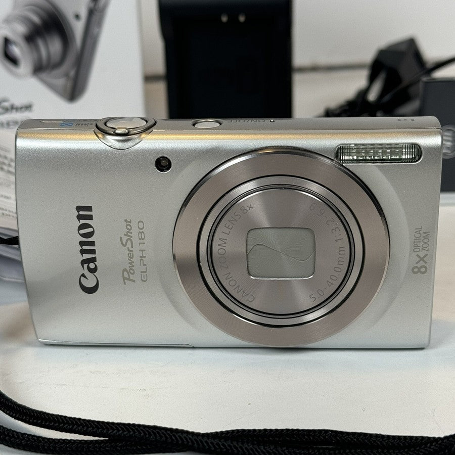 Canon PowerShot ELPH 180 20MP Digital Camera Silver